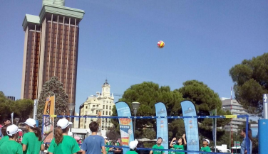 El Pequevoley participa en la Semana Europea del Deporte