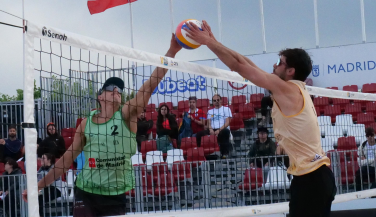 Cinco parejas españolas quieren ser protagonistas en el VW Beach Pro Tour Futures de Madrid