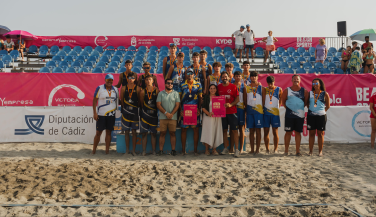 El Diputación de Cádiz Beach Sports corona a CD La Manga en la última jornada del CEVP masculino