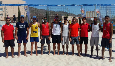 La selección masculina de Voley Playa de Omán se concentra en el Centro Internacional de Lorca