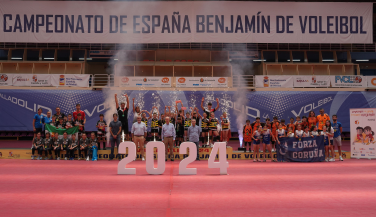 Voleibol Astillero y OBV Gea Asesores se proclaman Campeones de España Benjamín en Valladolid