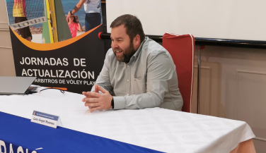 Luis Ángel Ruenes, presidente de la Comisión Gestora de la RFEVB